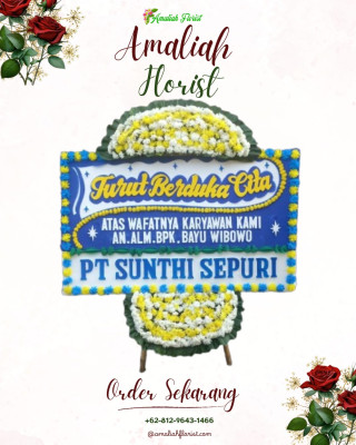 Papan Bunga Duka di Buton Utara