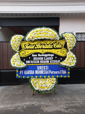 Papan Bunga Duka di Buton Utara