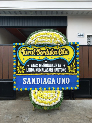 Papan Bunga Duka di Buton Utara